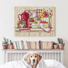 Load image into Gallery viewer, Warm Kitchen Counted Cross Stitch Kit - AIMDIY