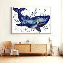 Load image into Gallery viewer, Whale's World Counted Cross Stitch - AIMDIY