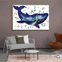 Load image into Gallery viewer, Whale's World Counted Cross Stitch - AIMDIY