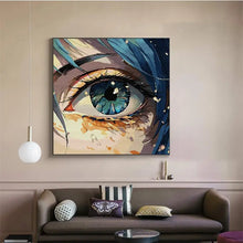 Load image into Gallery viewer, Window of the Heart Eye Cross Cross Stitch Pattern - AIMDIY