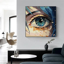 Load image into Gallery viewer, Window of the Heart Eye Cross Cross Stitch Pattern - AIMDIY