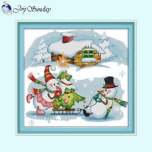 Load image into Gallery viewer, Winter Snowman - AIMDIY