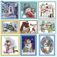 Load image into Gallery viewer, Winter Snowman - AIMDIY