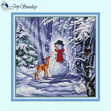 Load image into Gallery viewer, Winter Snowman - AIMDIY