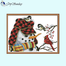 Load image into Gallery viewer, Winter Snowman - AIMDIY