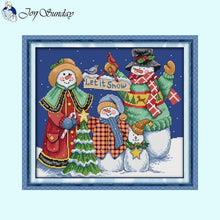Load image into Gallery viewer, Winter Snowman - AIMDIY