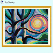 Load image into Gallery viewer, Winter Warmth Art Pattern Landscape 14CT Cross Stitch Kit - AIMDIY