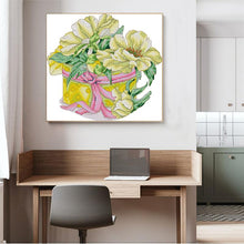 Load image into Gallery viewer, Yellow Peony Flower Pattern - AIMDIY