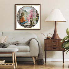 Load image into Gallery viewer, Spring Window Cross Stitch Kit – Joy Sunday Printed Aida DIY Embroidery (11CT/14CT/16CT)