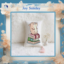 Load image into Gallery viewer, Dr. Hamster Cross Stitch Pin Cushion Kit – DIY Embroidery with PP Cotton Filling | 9×15 cm Cute Animal Craft Kit - AIMDIY