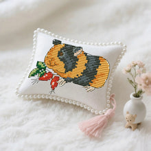 Load image into Gallery viewer, Joy Sunday Cross Stitch Pin Cushion Kit – DIY Embroidery with PP Cotton Filling – Hamster 2 - AIMDIY
