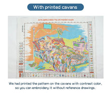 Load image into Gallery viewer, The Squirrel's Home Embroidery Kit - Woodland Animal DIY Cross Stitch Set