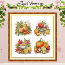 Load image into Gallery viewer, The Joy of Autumn 11CT printed cross stitch kit