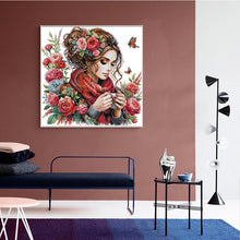 Load image into Gallery viewer, Joy Sunday Counted Cross Stitch Kit DIY Embroidery Figure Pattern