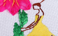 Load image into Gallery viewer, A Pair Of Cross Stitch Pillows Cushion Printing Couple Cartoon Wedding - AIMDIY