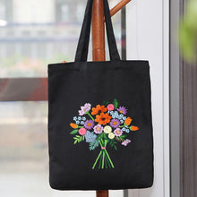 Load image into Gallery viewer, Embroidered Diy Tote Bag Shoulder Bag Couple Canvas Bag - AIMDIY
