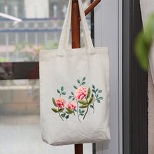 Load image into Gallery viewer, Embroidered Diy Tote Bag Shoulder Bag Couple Canvas Bag - AIMDIY