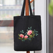 Load image into Gallery viewer, Embroidered Diy Tote Bag Shoulder Bag Couple Canvas Bag - AIMDIY