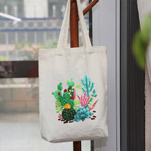 Load image into Gallery viewer, Embroidered Diy Tote Bag Shoulder Bag Couple Canvas Bag - AIMDIY