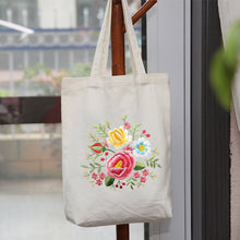 Load image into Gallery viewer, Embroidered Diy Tote Bag Shoulder Bag Couple Canvas Bag - AIMDIY
