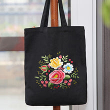 Load image into Gallery viewer, Embroidered Diy Tote Bag Shoulder Bag Couple Canvas Bag - AIMDIY