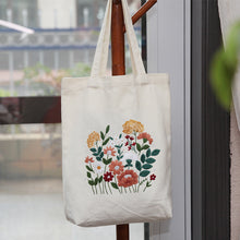 Load image into Gallery viewer, Embroidered Diy Tote Bag Shoulder Bag Couple Canvas Bag - AIMDIY