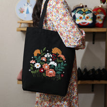 Load image into Gallery viewer, Embroidered Diy Tote Bag Shoulder Bag Couple Canvas Bag - AIMDIY