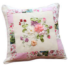 Load image into Gallery viewer, Embroidery DIY Kit Pillow Quilt Ribbon three-dimensional Office Sofa Car Cushion - AIMDIY