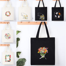 Load image into Gallery viewer, Embroidery Kit Bag Cross Stitch Cotton Canvas Bag Su Embroidery - AIMDIY