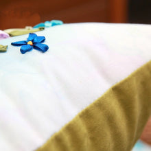 Load image into Gallery viewer, New Ribbon Embroidered Pillow Case Couple Cartoon Car Pillow Wedding Printing Handmade Pillow Cushion Cover - AIMDIY