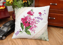 Load image into Gallery viewer, Printing Cross Stitch Couple Wedding Cartoon Car Pillow Throw Pillow Cushion Cover Rose - AIMDIY