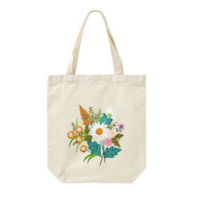 Load image into Gallery viewer, DIY Canvas Tote Bag Embroidery Kit With Flower DIY Arts Crafts Beginners Needlepoint Kits - AIMDIY