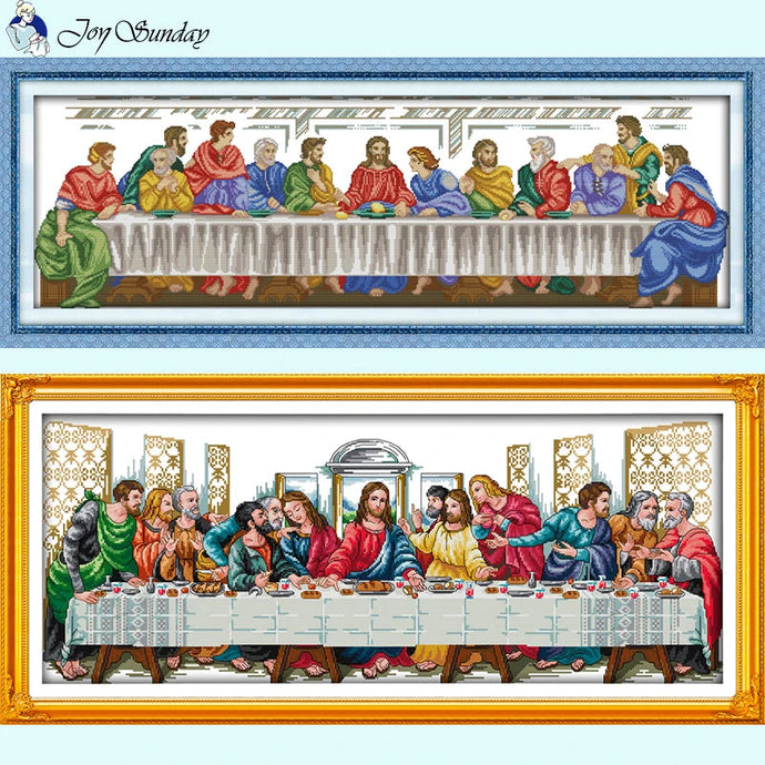 The Last Supper Cross Stitch Kit: Create a Timeless Religious Masterpiece with AIMDIY