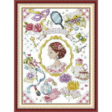 Load image into Gallery viewer, Stamped Embroidery Kit – Lady’s Chamber
