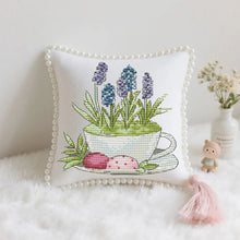 Load image into Gallery viewer, Pin Cushion Cross Stitch Kit Easter 1 – Joy Sunday DIY Embroidery with PP Cotton
