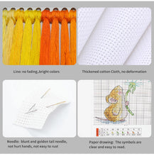 Load image into Gallery viewer, Joy Sunday Cute Owl Cross Stitch DIY Christmas gift
