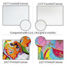 Load image into Gallery viewer, Joy Sunday Spring Starry Sky Cross Stitch Kit – Printed Aida 11CT/14CT/16CT DMC Threads DIY Embroidery for Adults
