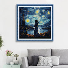 Load image into Gallery viewer, Look at the Stars Embroidery Kit
