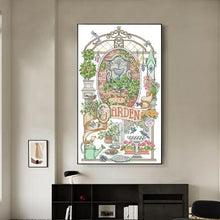 Load image into Gallery viewer, In the Garden Cross Stitch Kit – Joy Sunday DIY Embroidery Set
