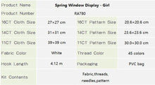 Load image into Gallery viewer, Spring Window Cross Stitch Kit – Joy Sunday Printed Aida DIY Embroidery (11CT/14CT/16CT)
