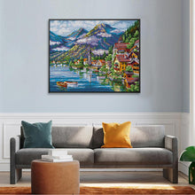 Load image into Gallery viewer, Alpine Village Scenic Pattern Cross Stitching - AIMDIY
