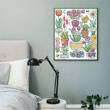 Load image into Gallery viewer, Botanical Garden Flowers Cross Stitch Kit - AIMDIY
