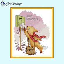 Load image into Gallery viewer, Cartoon Animal Postman Fox - AIMDIY
