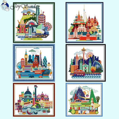 Cityscape  Count Stitch - AIMDIY