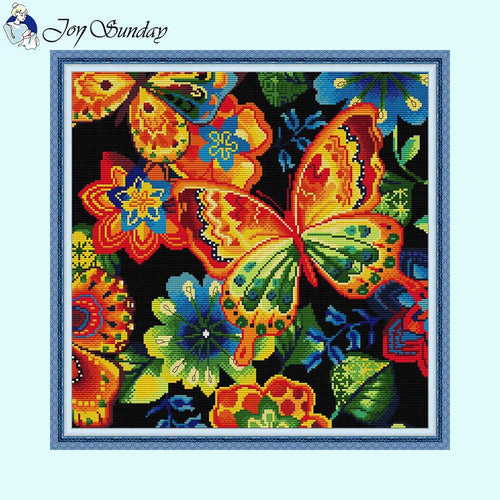 Colorful Butterfly Joy Sunday - AIMDIY