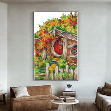 Load image into Gallery viewer, Colorful Wooden House Joy Sunday Scenic Pattern HD - AIMDIY
