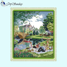 Load image into Gallery viewer, Countryside Scenery  Cross Stitch  Kits - AIMDIY
