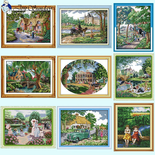 Countryside Scenery  Cross Stitch  Kits - AIMDIY