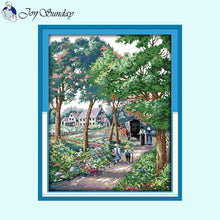 Load image into Gallery viewer, Countryside Scenery  Cross Stitch  Kits - AIMDIY
