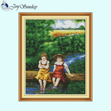 Load image into Gallery viewer, Countryside Scenery  Cross Stitch  Kits - AIMDIY
